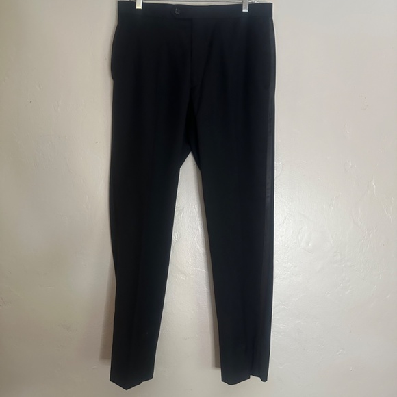 Calvin Klein Full Tuxedo 38R Pants 32" waist 29.5" inseam Gently worn 100% wool - Picture 5 of 7